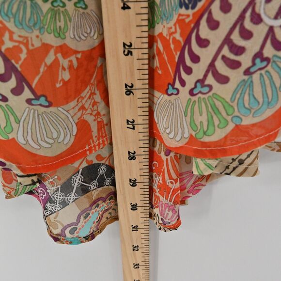 LA FEE MARABOUTEE‎ Top Womens Size 40 Multicolor Printed Sleeveless Tank Blouse - Picture 10 of 11